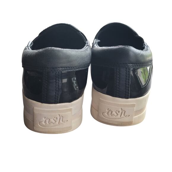 Ash Jam Slip On Black Patent Leather Sneaker (350396) Women's‎ Size EU 36 - Picture 6 of 7